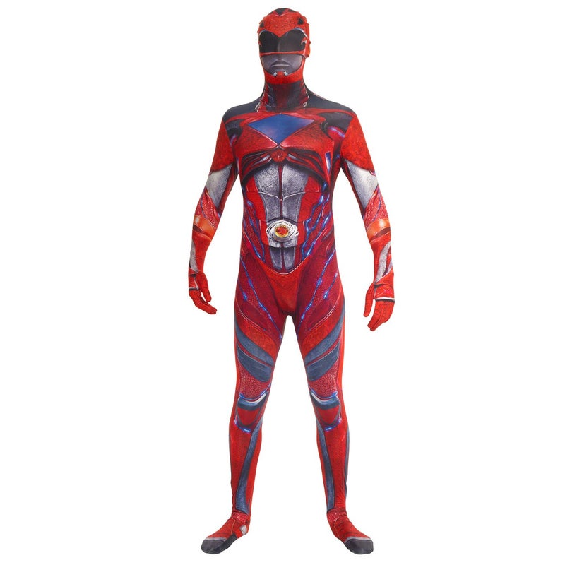 Morphsuits Official Red Deluxe Power Ranger Movie Costume - X-Large - Image 1